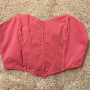 Corset with zipper in the back. #pacsun